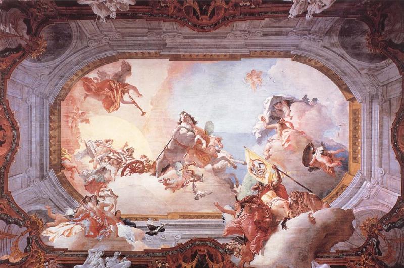 Giovanni Battista Tiepolo Brollopsallegori Sweden oil painting art